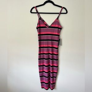 Express Striped Bodycon Dress